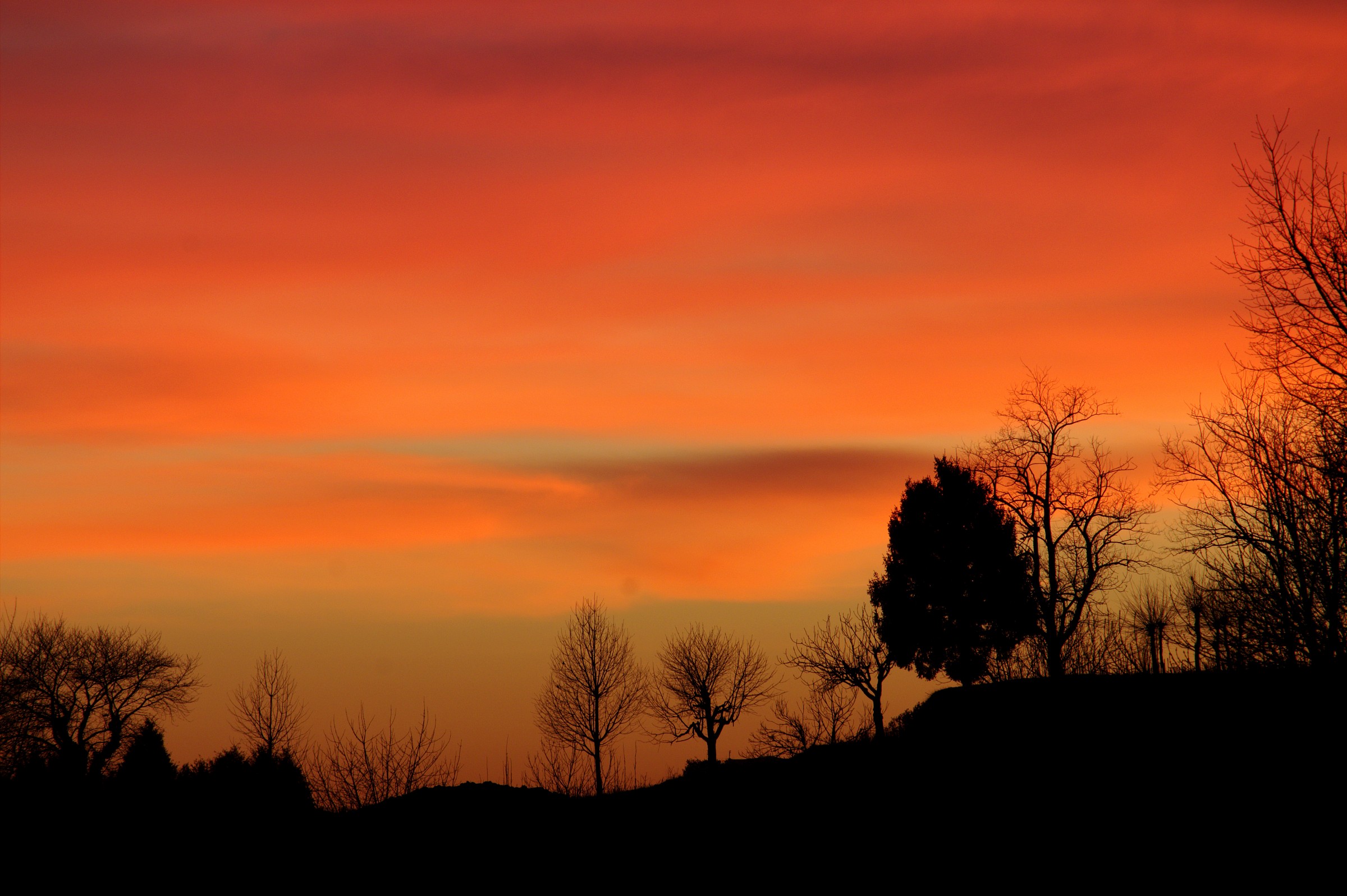 Brianza, sunset from home 1