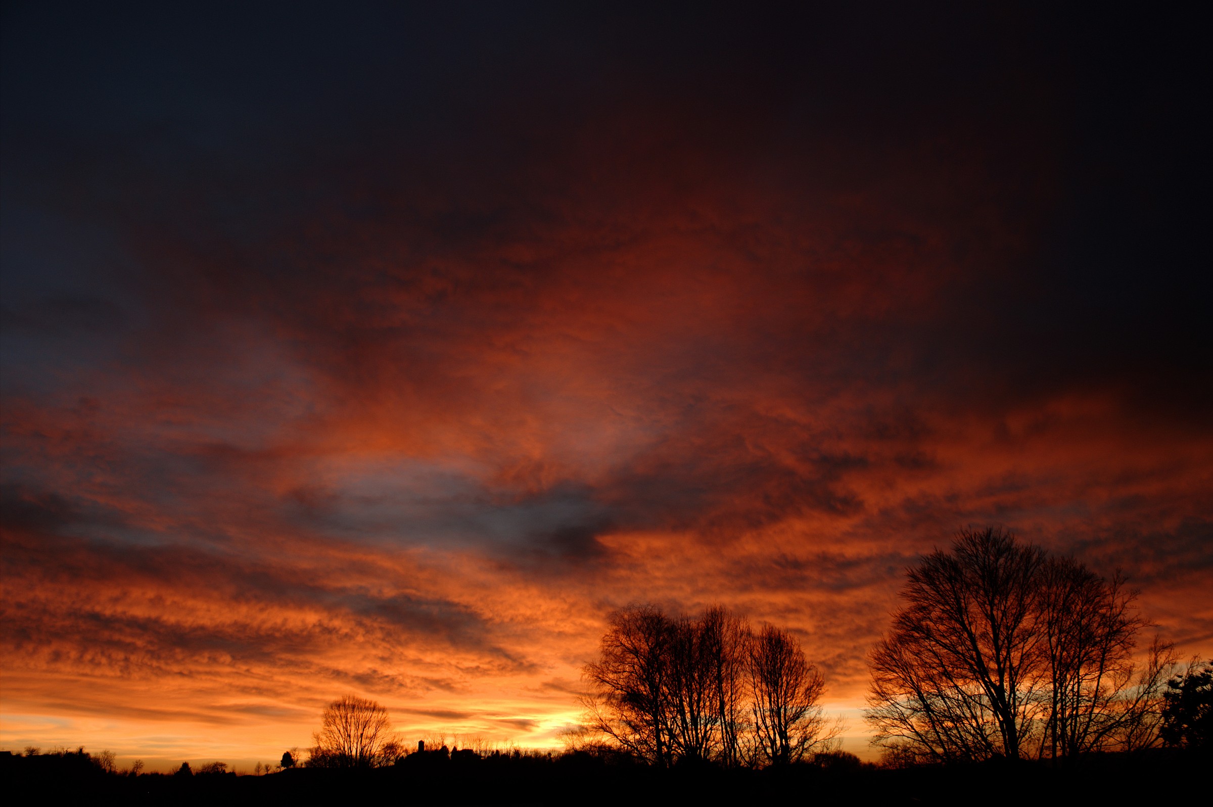 Brianza, tramonto da casa 2