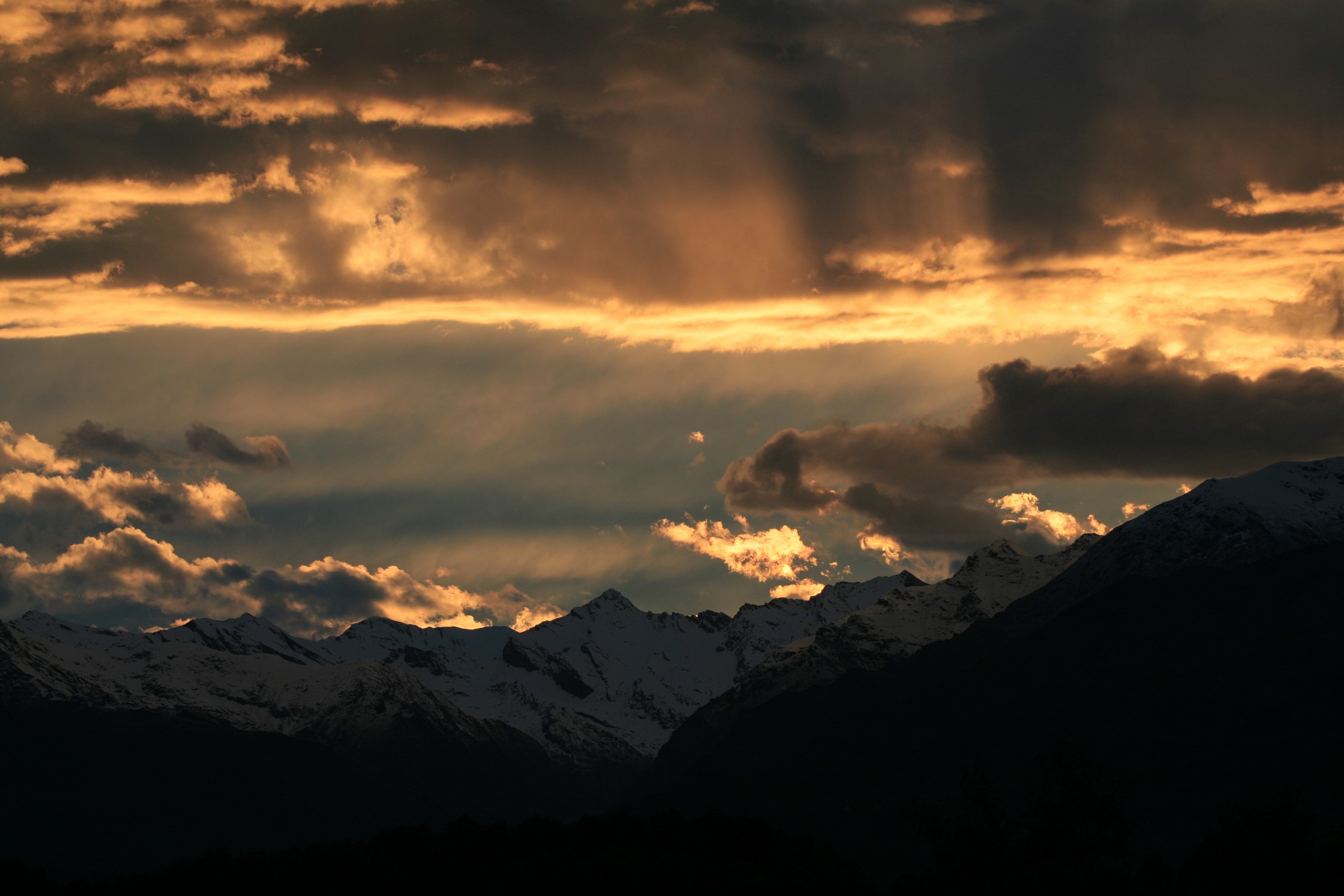 Tramonto sul Monte Marzo