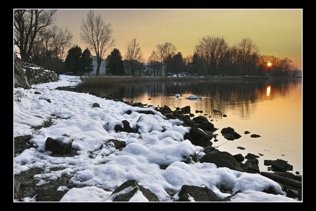 Tramonto in brianza