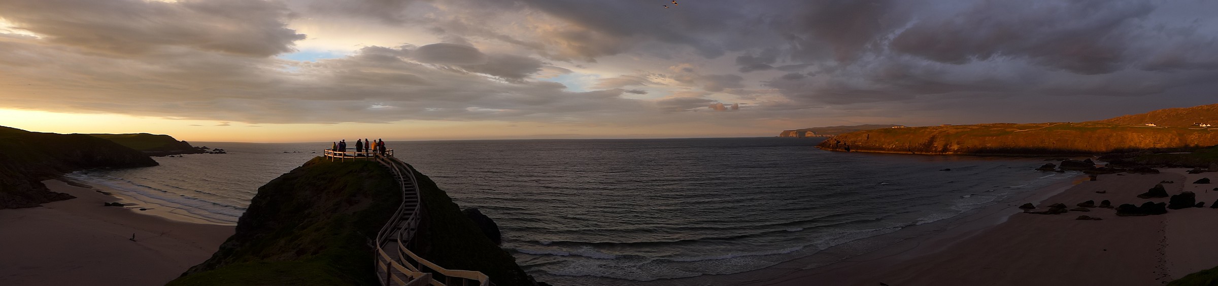 tramonto a Durness ( Scozia )