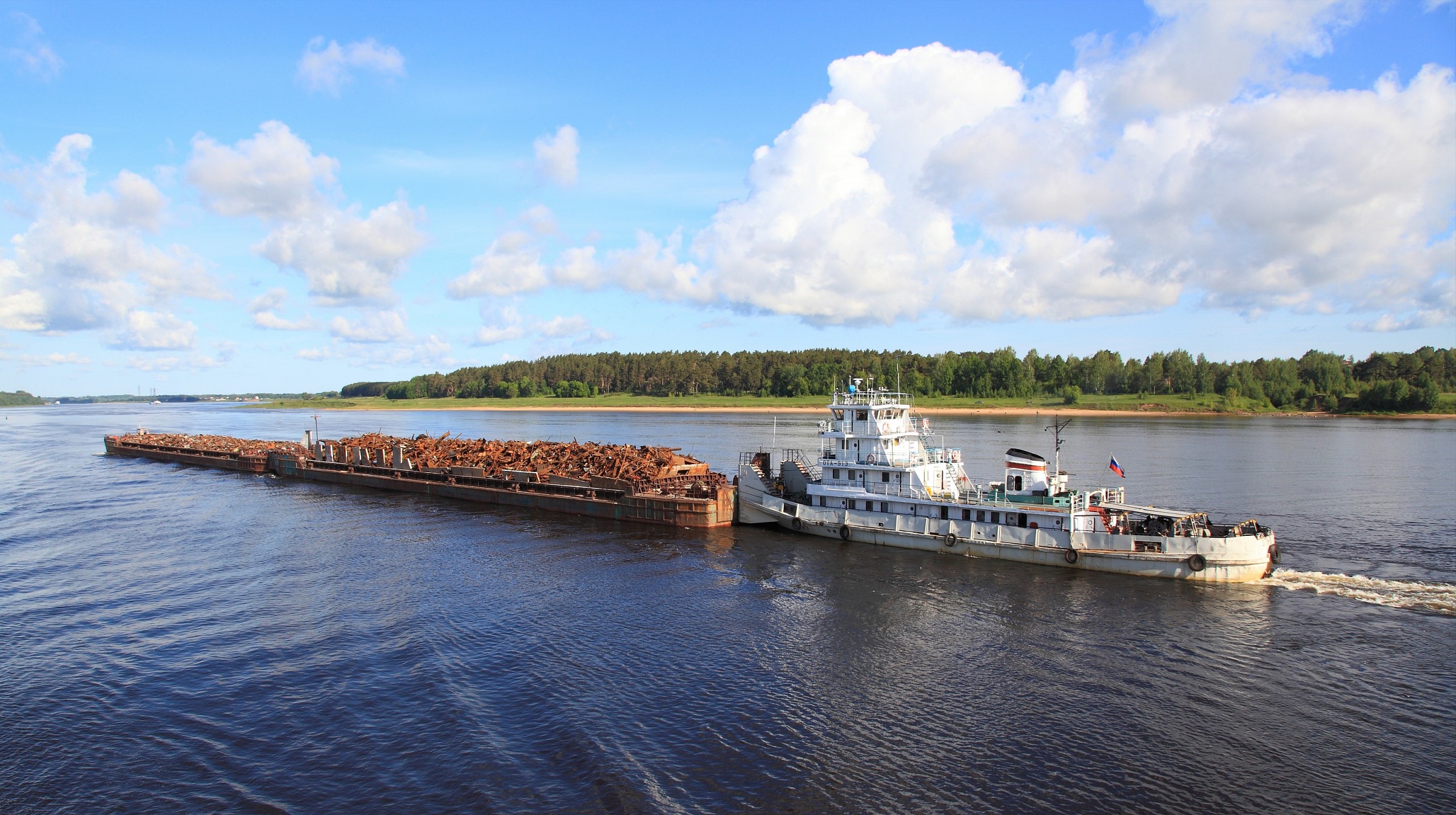 In navigazione sul Volga