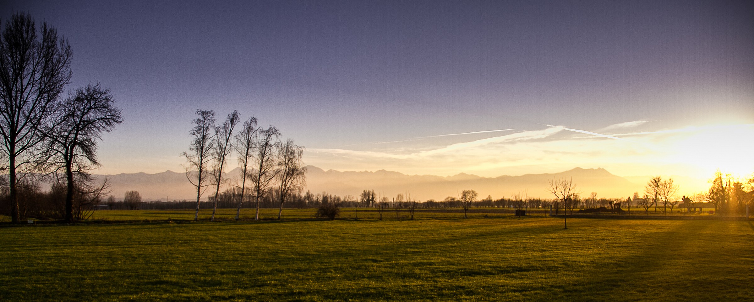 The end of a beautiful day