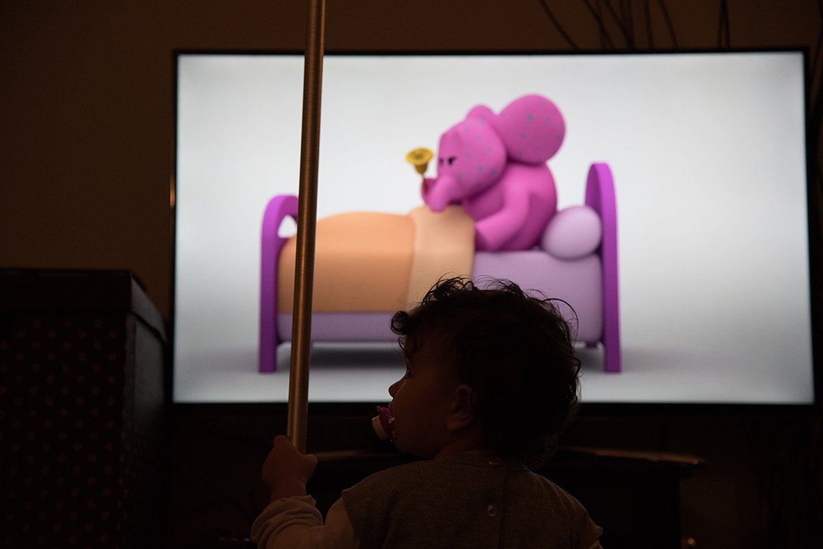 Matilde does not want to go to bed ...