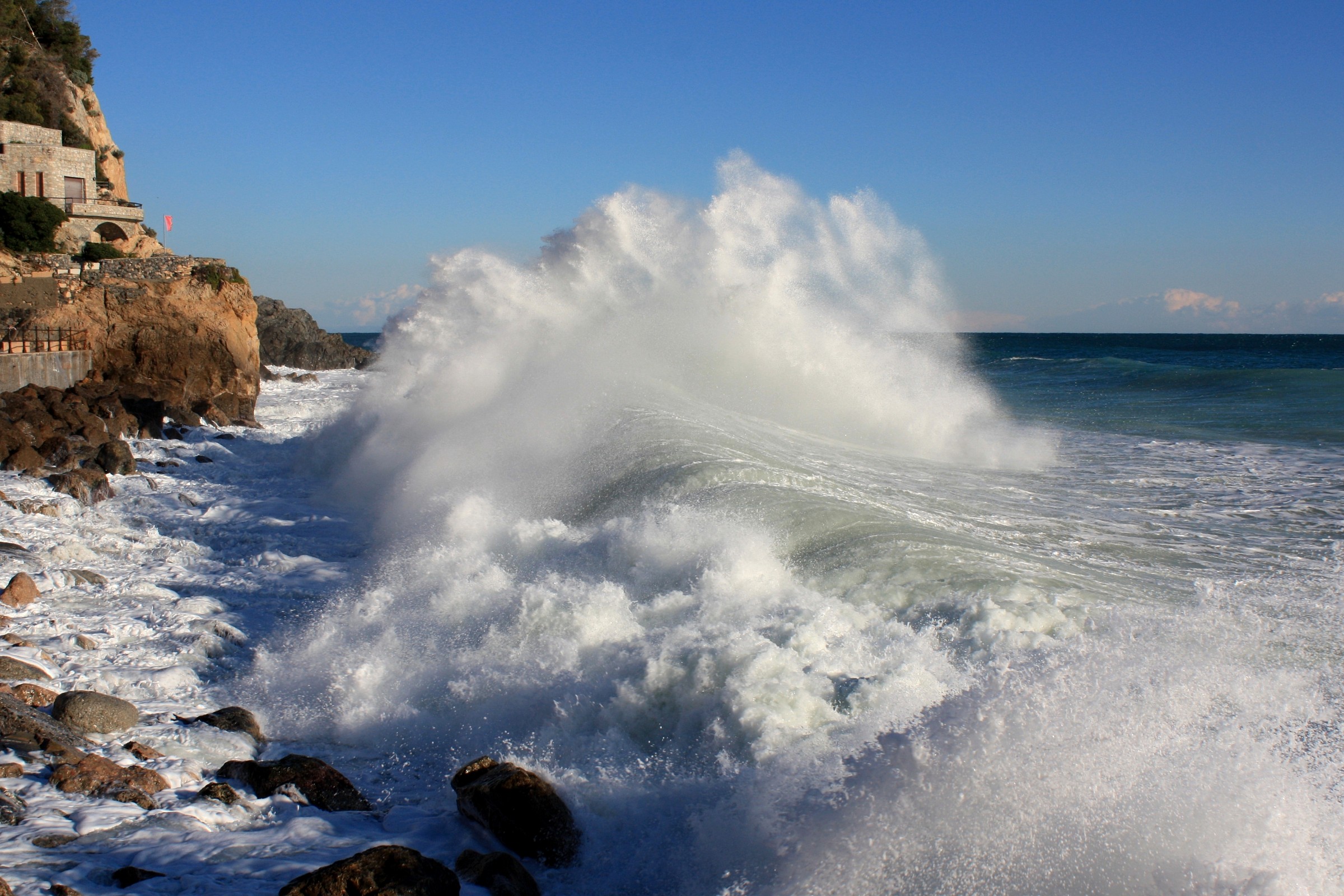 The force of the sea
