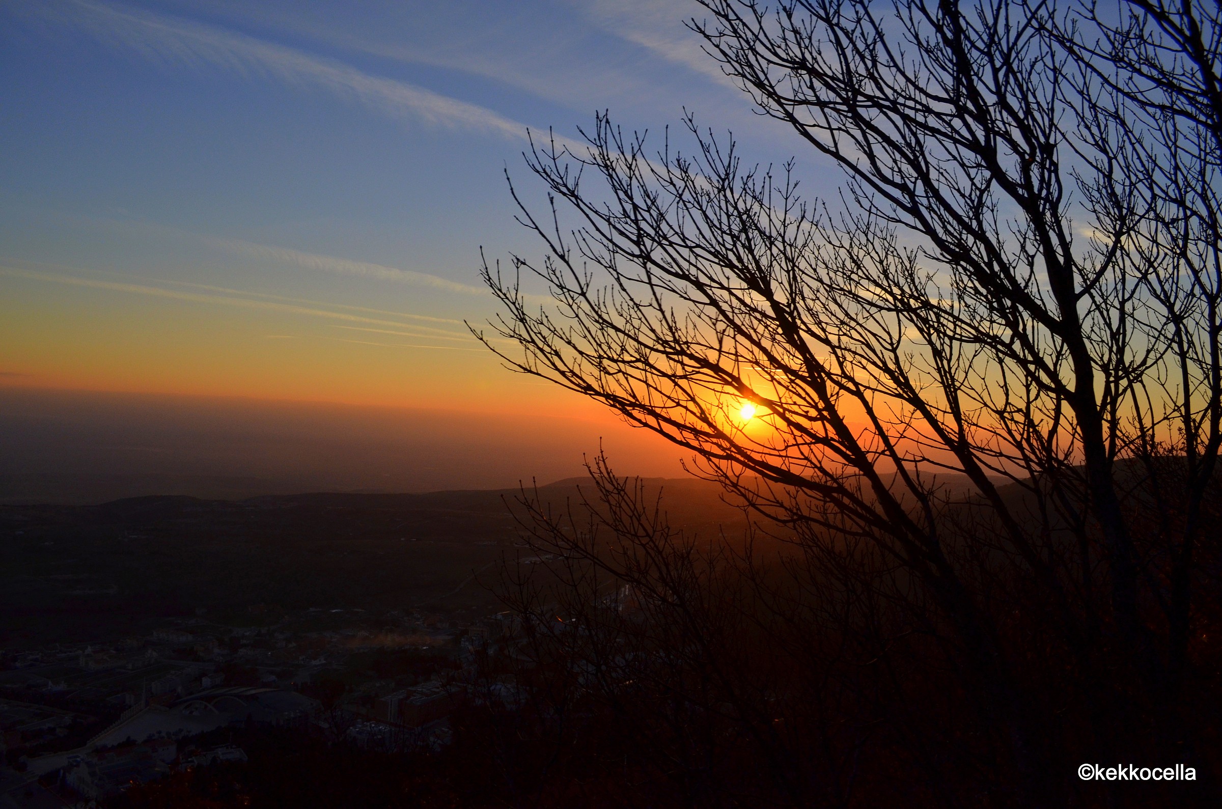sunset on the Gargano