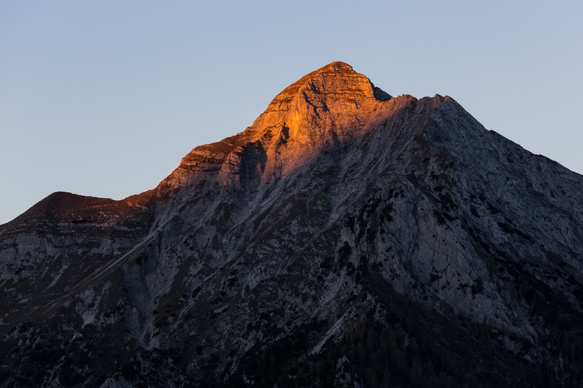 L'alba sul Pegherolo (Val Brembana)