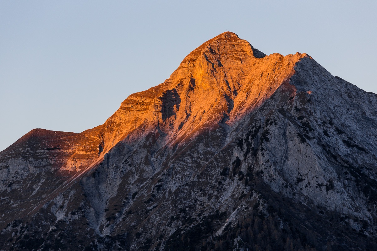 L'alba sul Pegherolo (Val Brembana)
