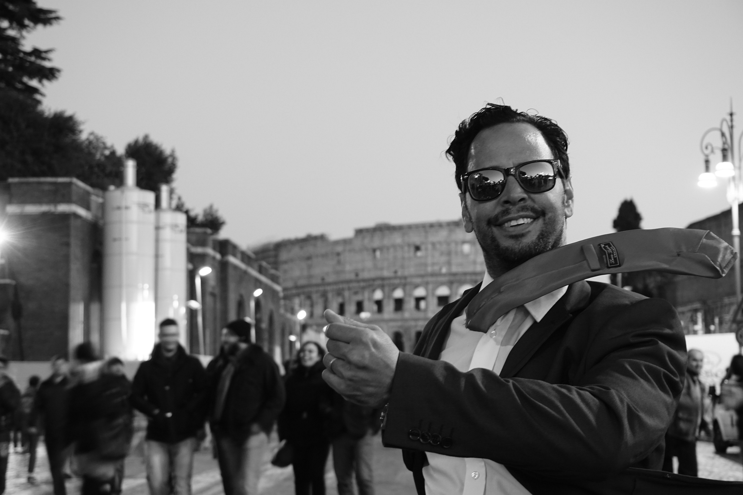 L'artista di strada col vento fermo ! 2