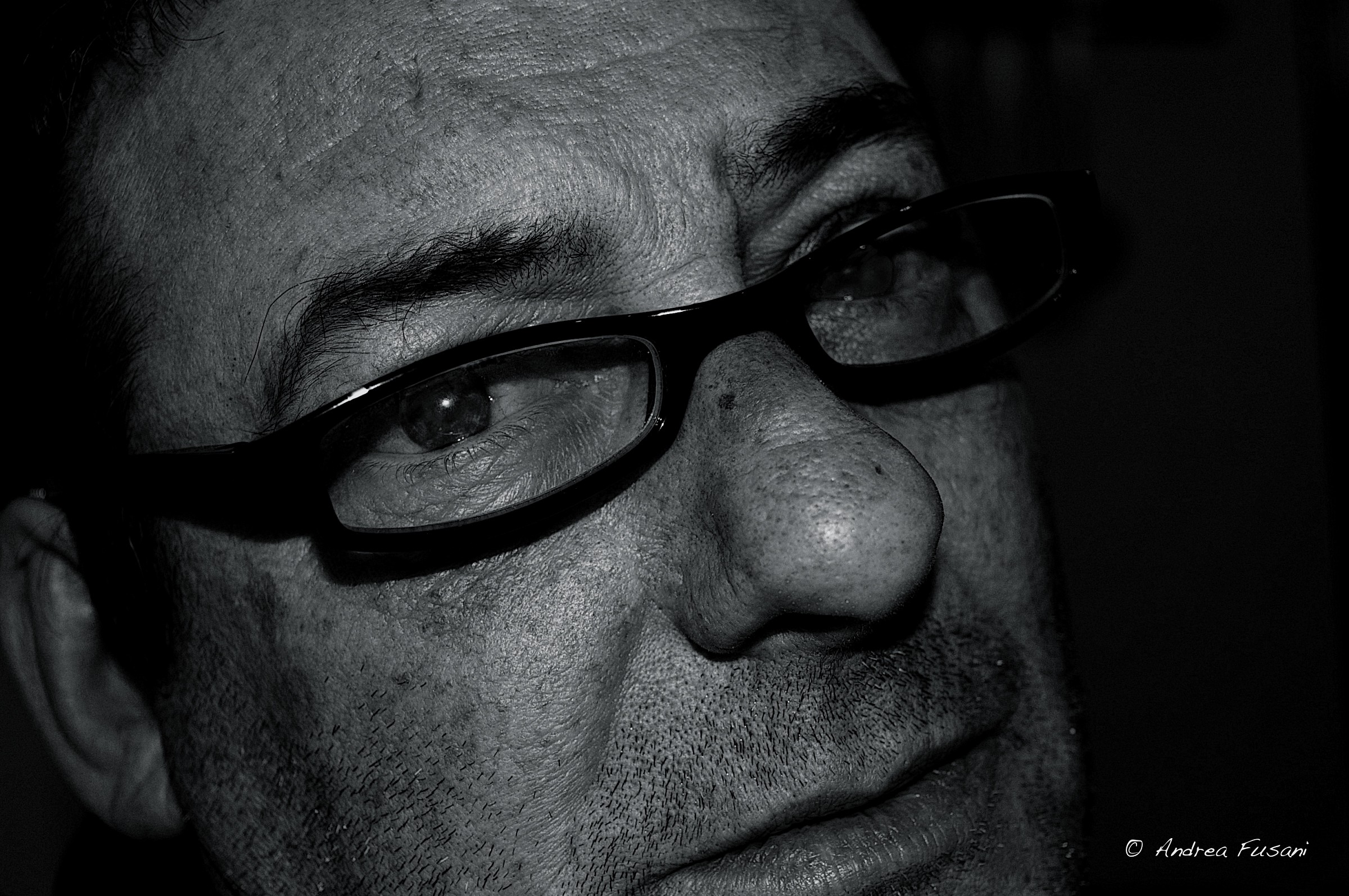 Each mark on his face tells a story