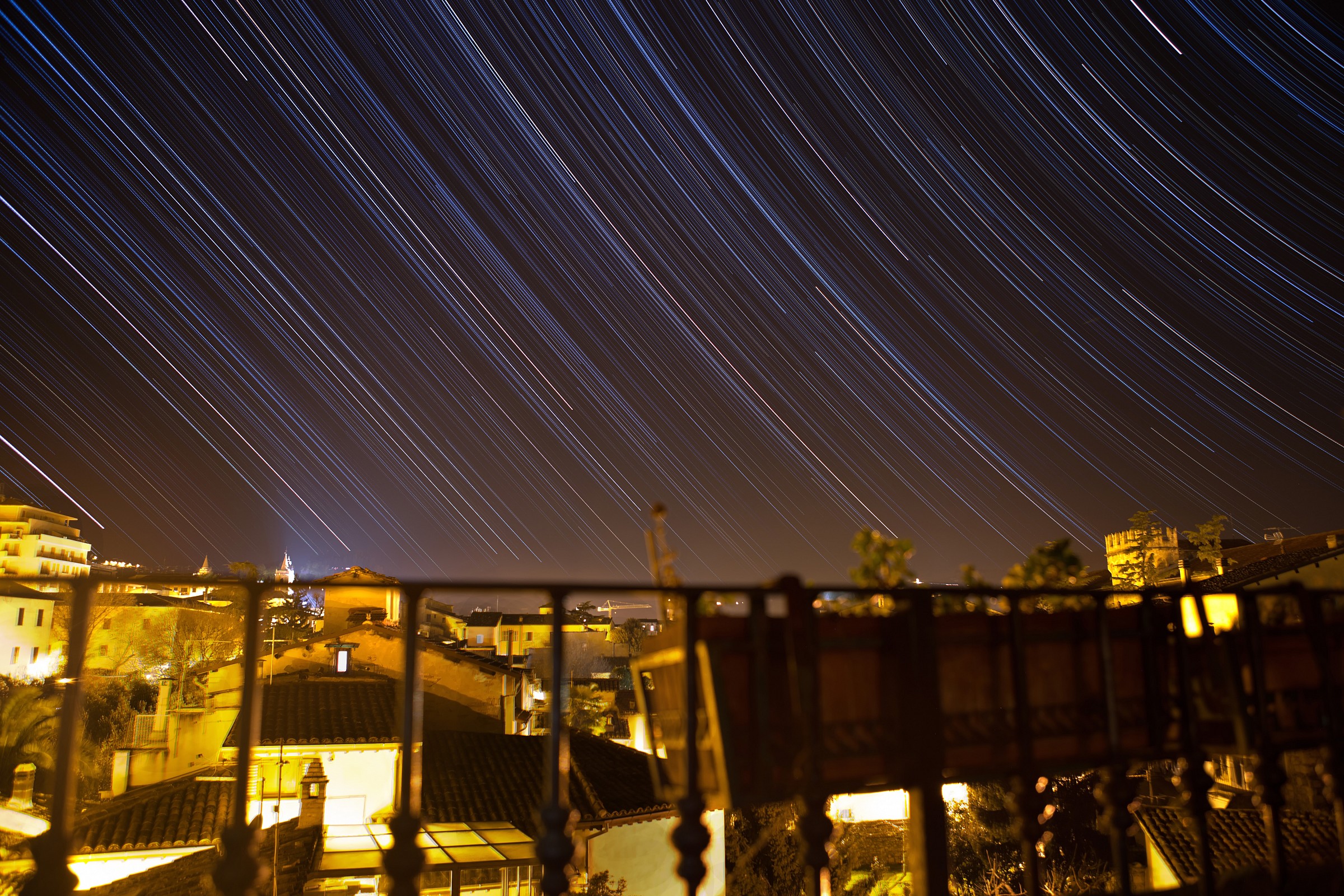 Star trail - Ascoli Piceno