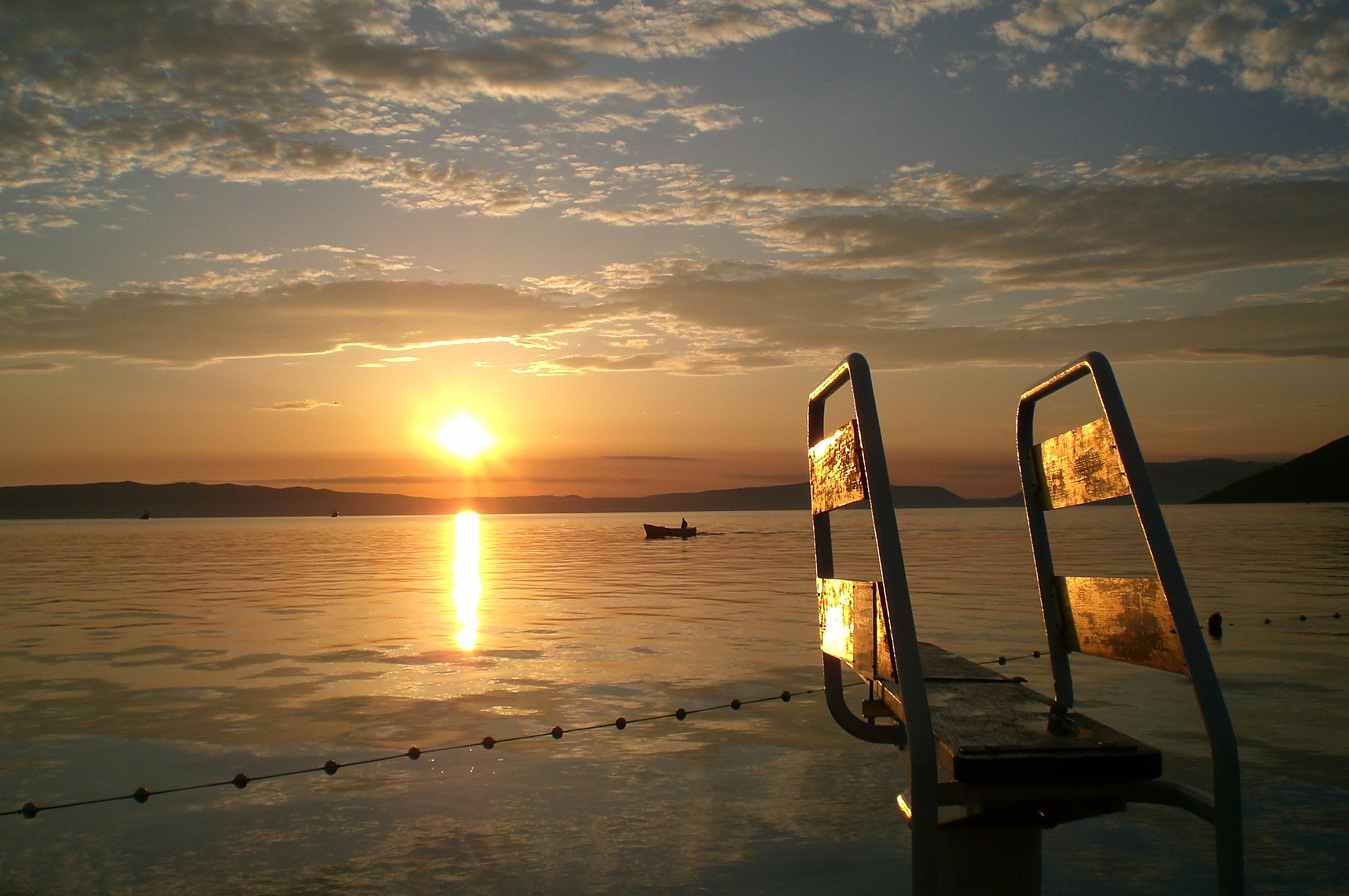 Tramonto a Kovacine Isola di Cherso Croazia
