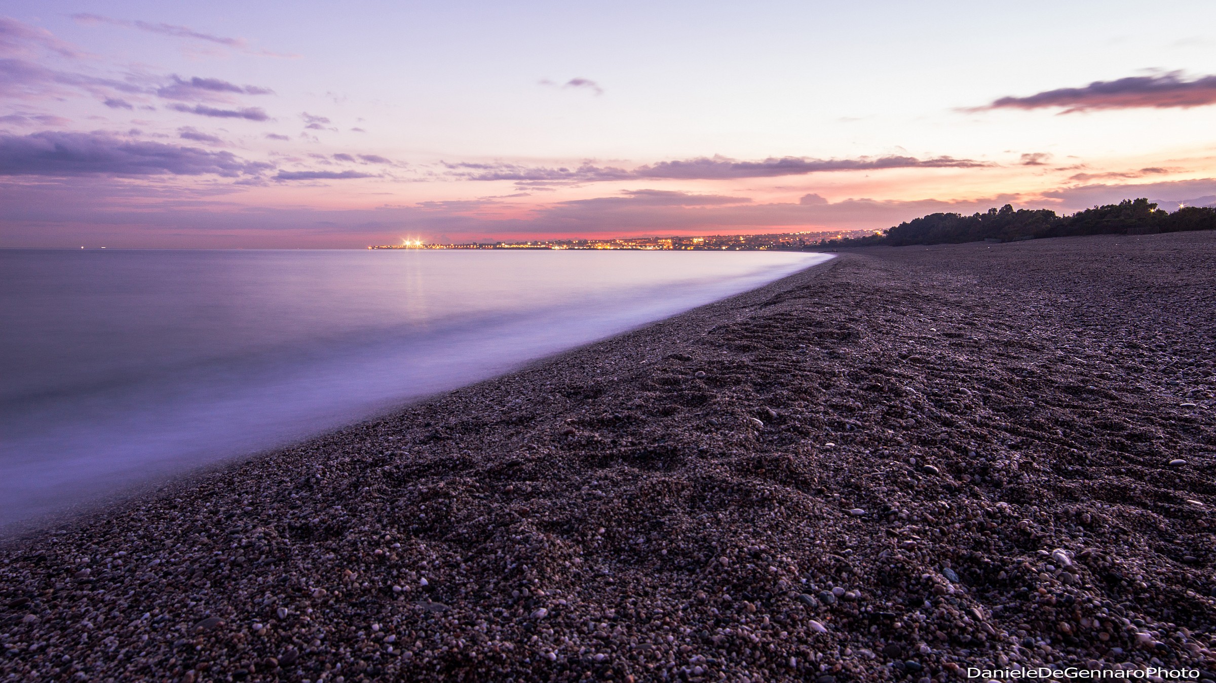 Fondachello at sunset