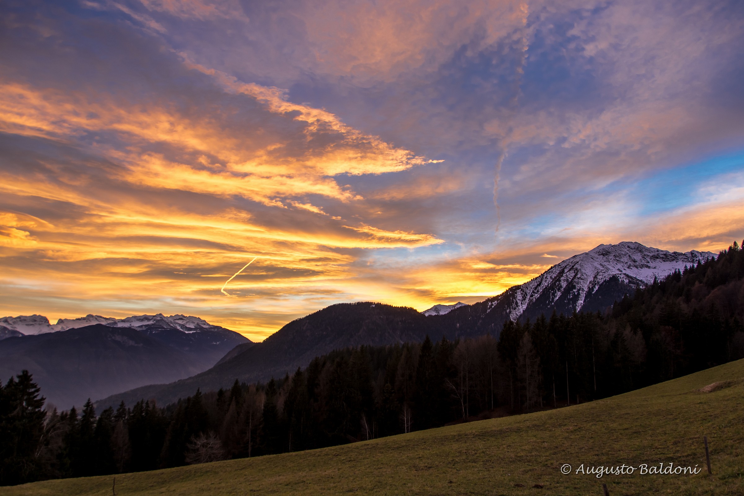 Monte Pin (Tn) - Tramonto