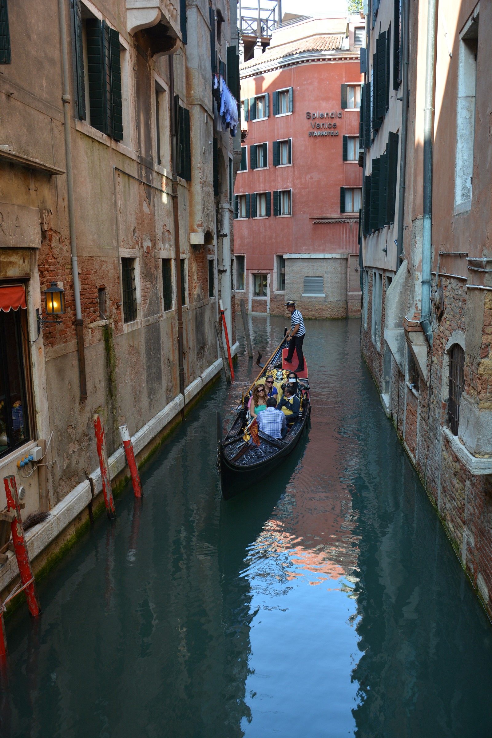 gondola in the canal