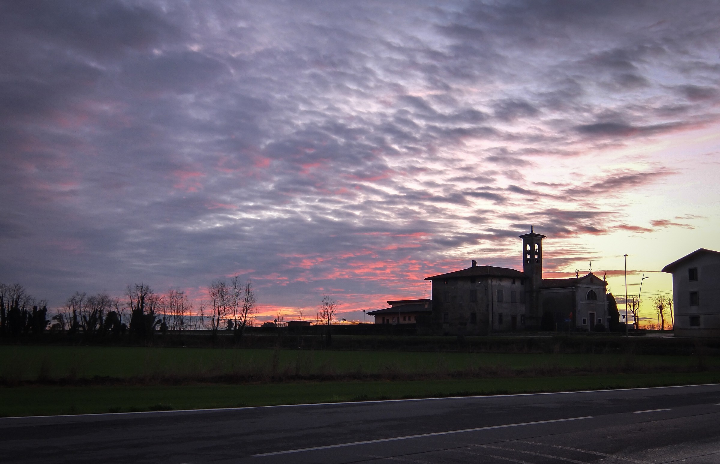 Palosco, bettolino tramonto