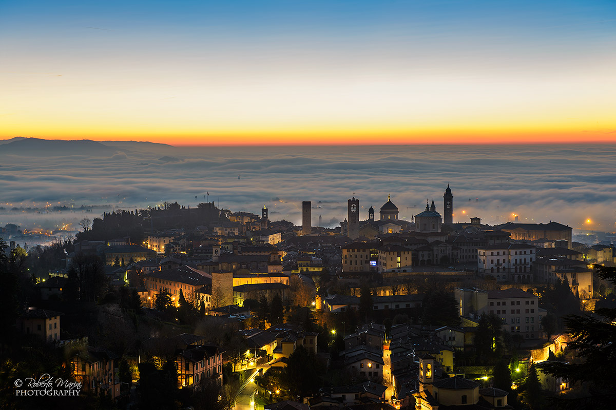 sunrise Bergamo Alta