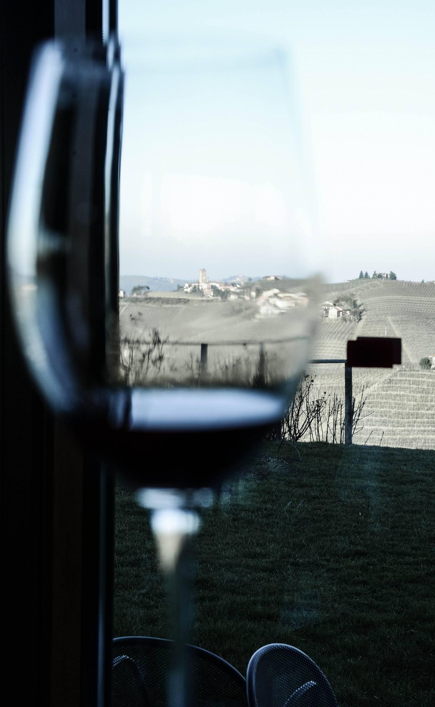 Tower of Barbaresco in a glass