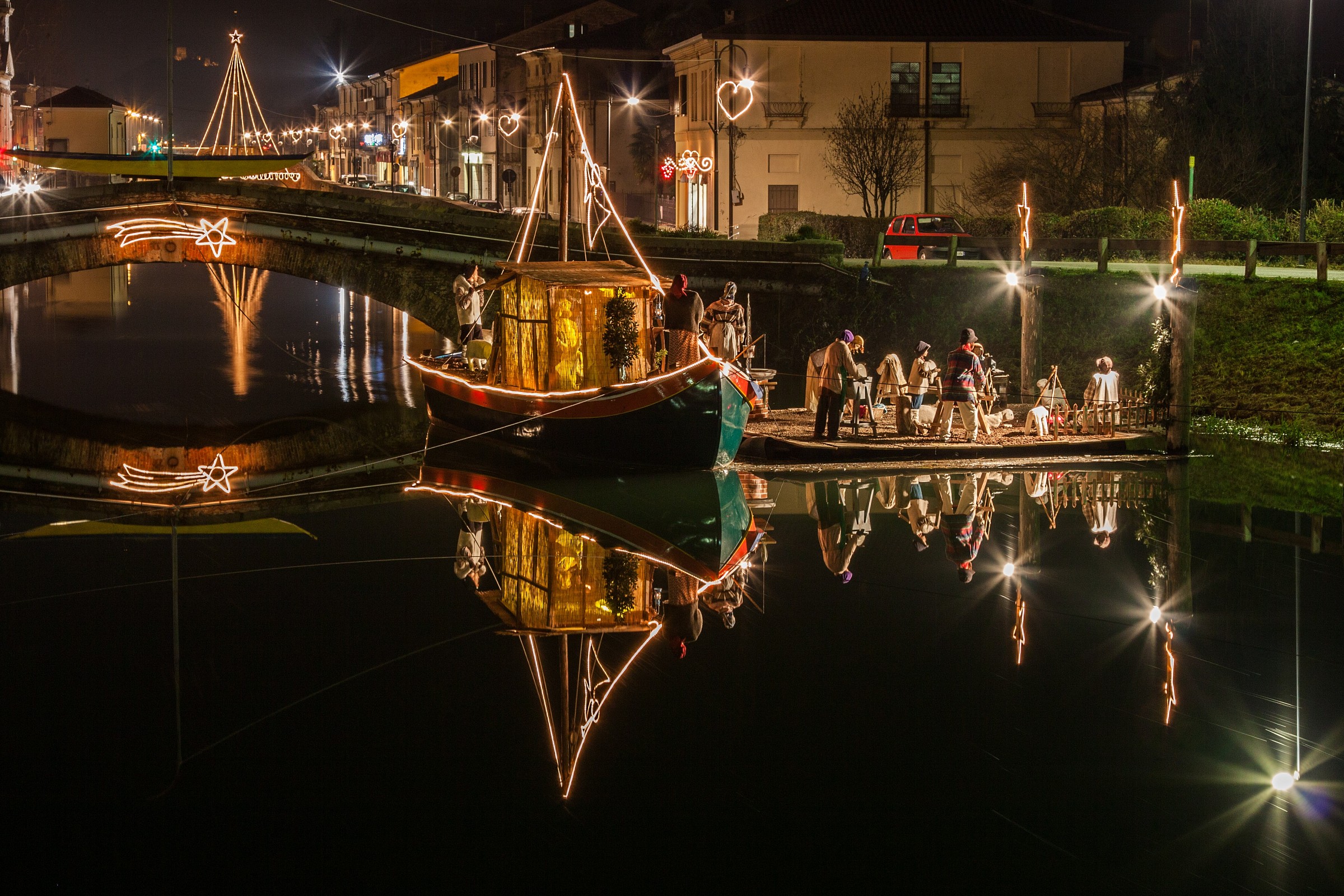 Presepio sull'acqua