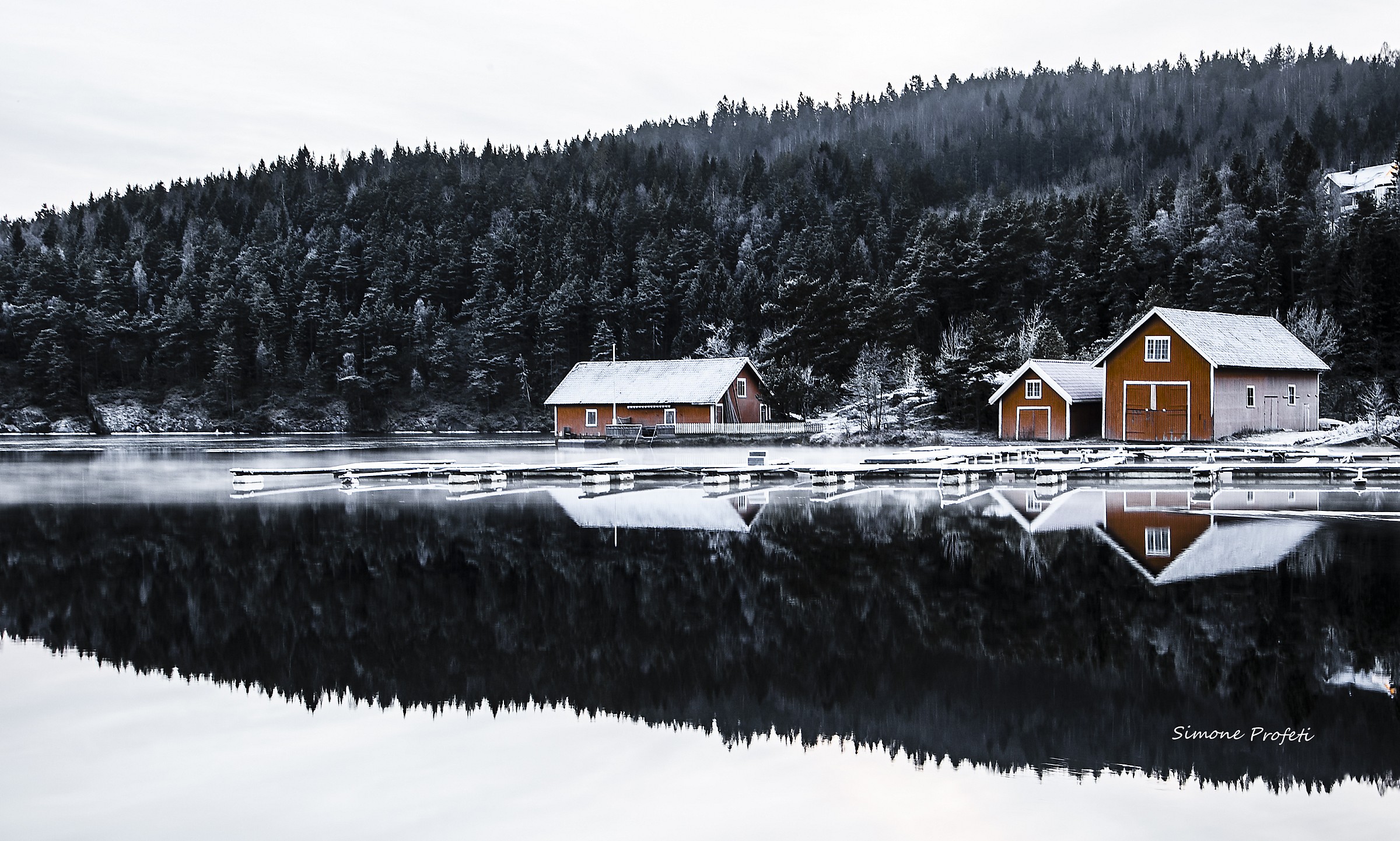 Sulle rive del Fiordo-Norway-Porsgrunn