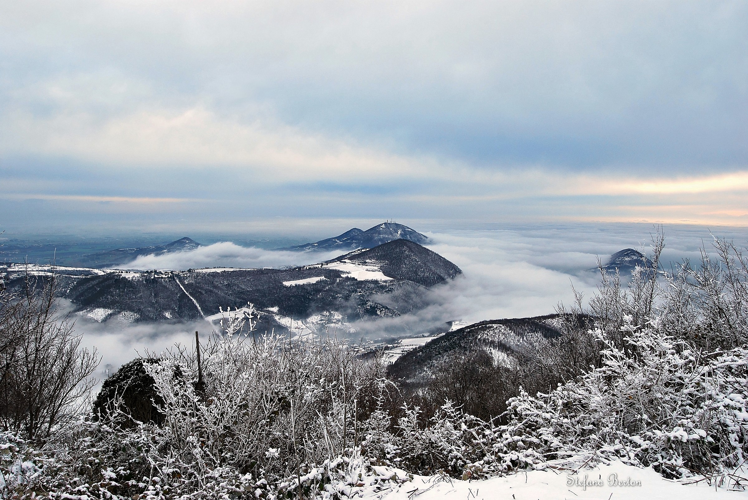 Euganean snowy temperature inversion