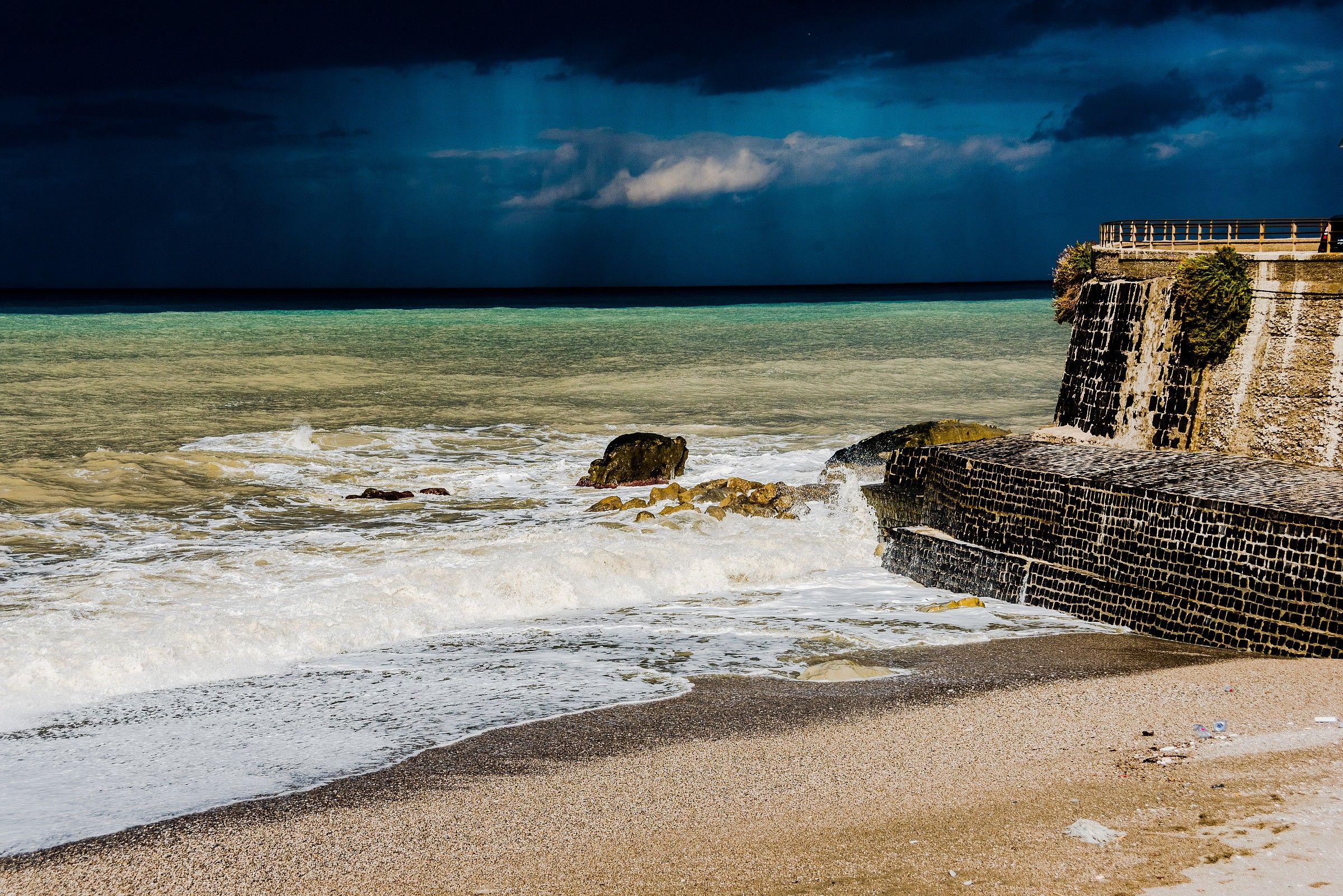 Capo d'Orlando before the storm
