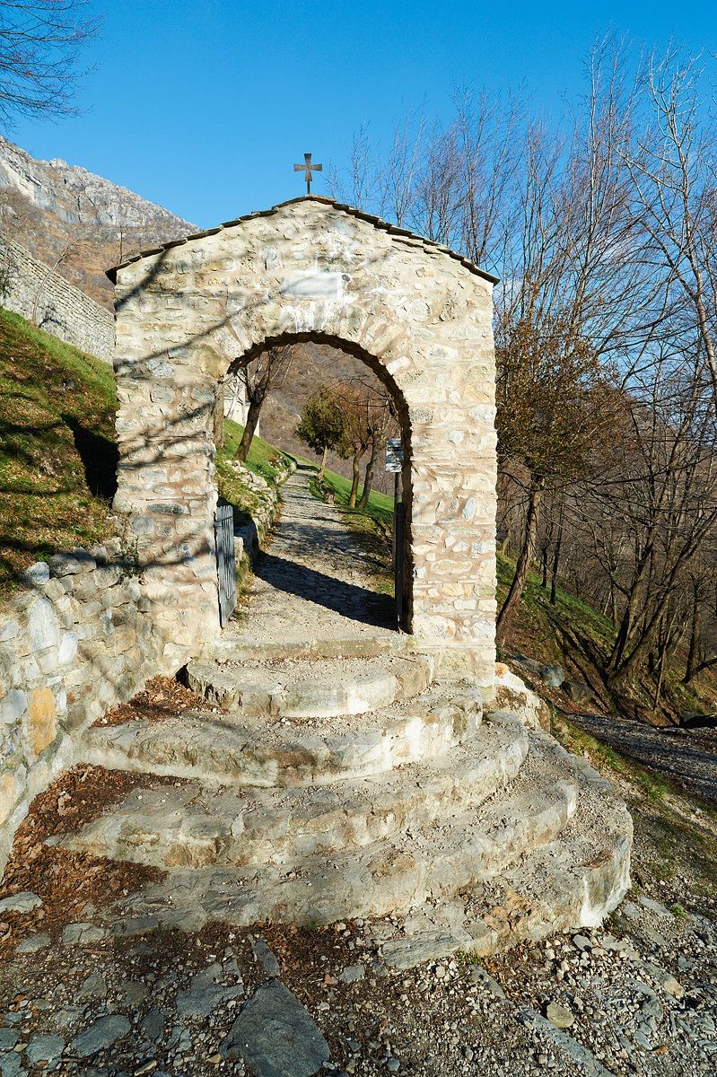 Entrance of San Pietro al Monte