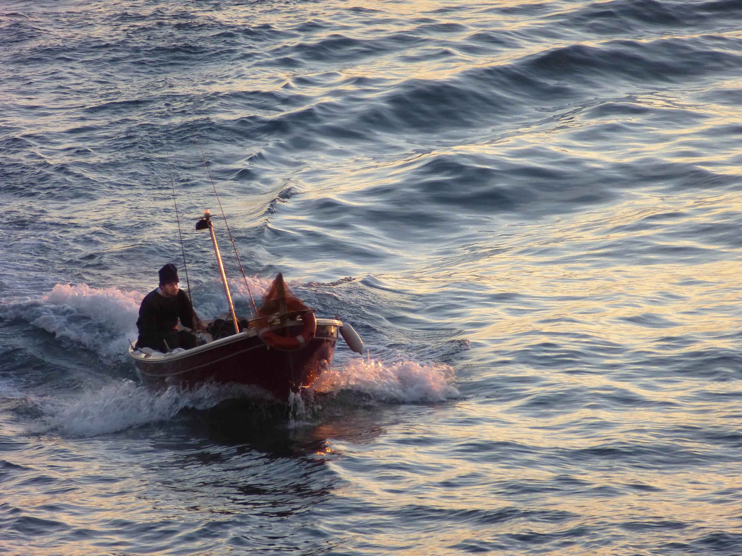 ... And the boat does not come back alone