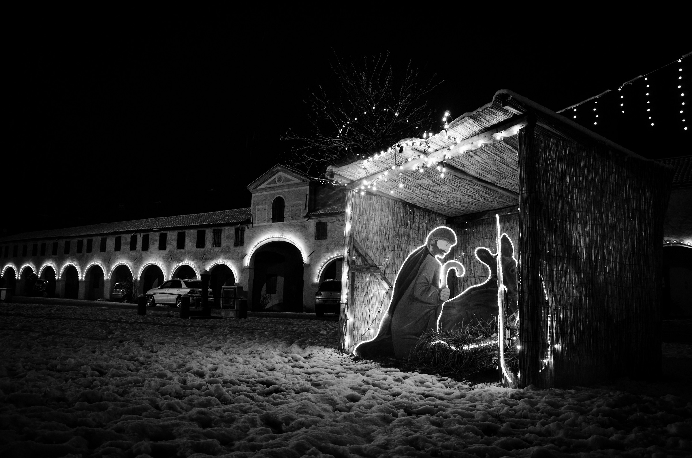 Un presepe un po'... retrò