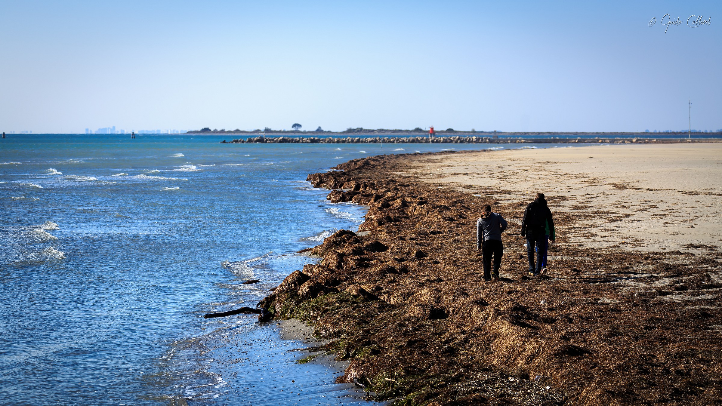 Spiaggia autunnale a Grado
