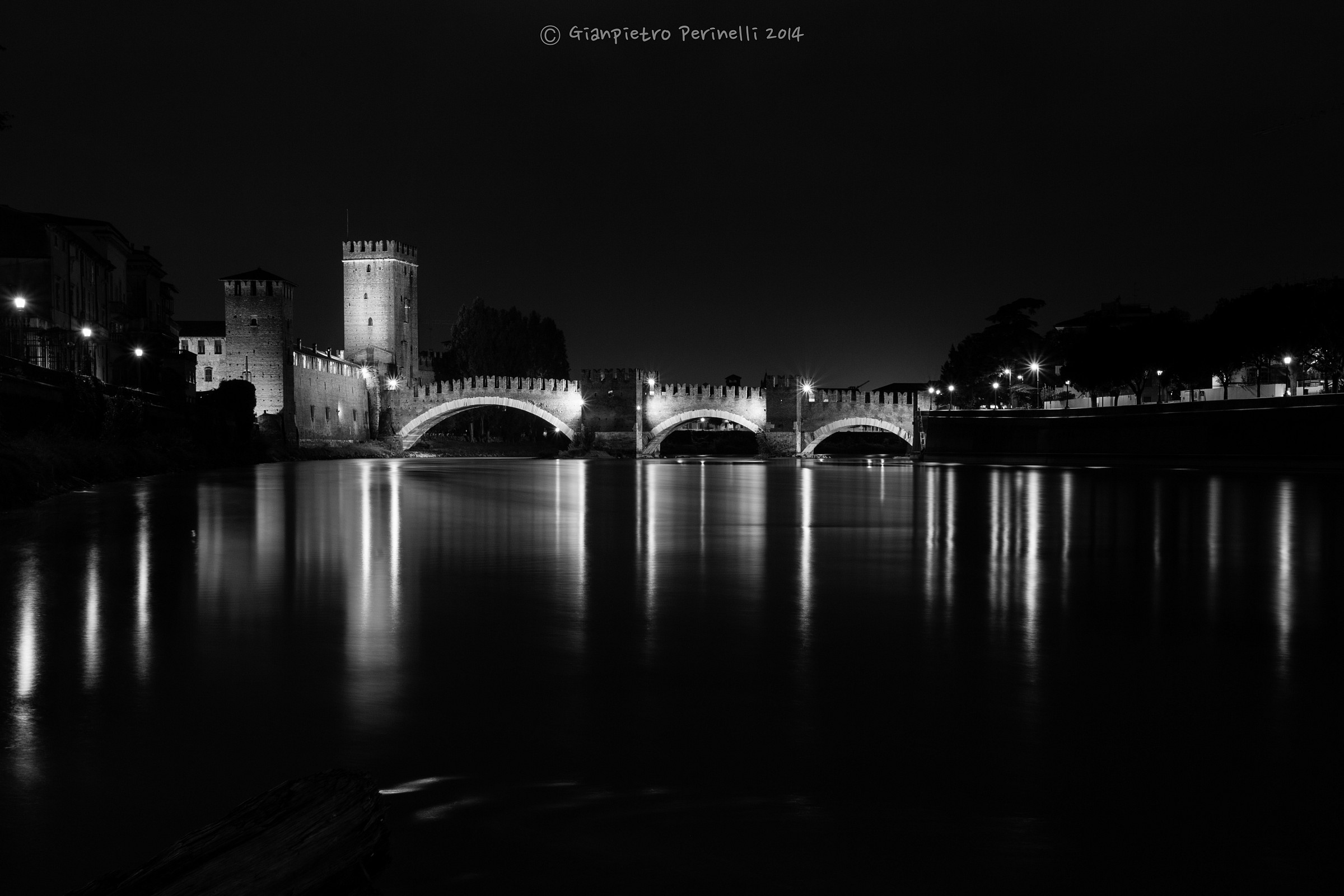 Castelvecchio in bianco e nero
