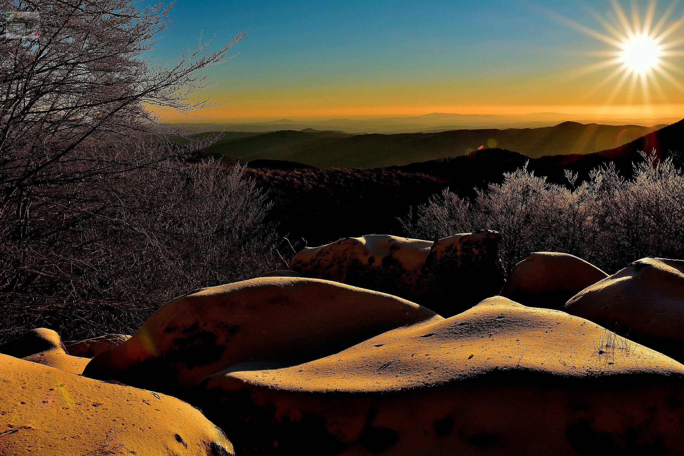 Tramonto dal Monte Amiata