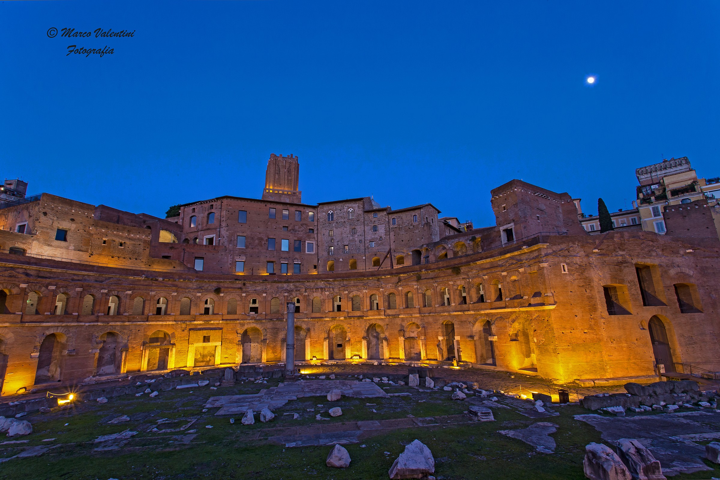 Fori traianei - Ora blu