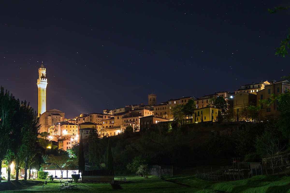 Torre del Mangia view dall'Orto de 'Pecci