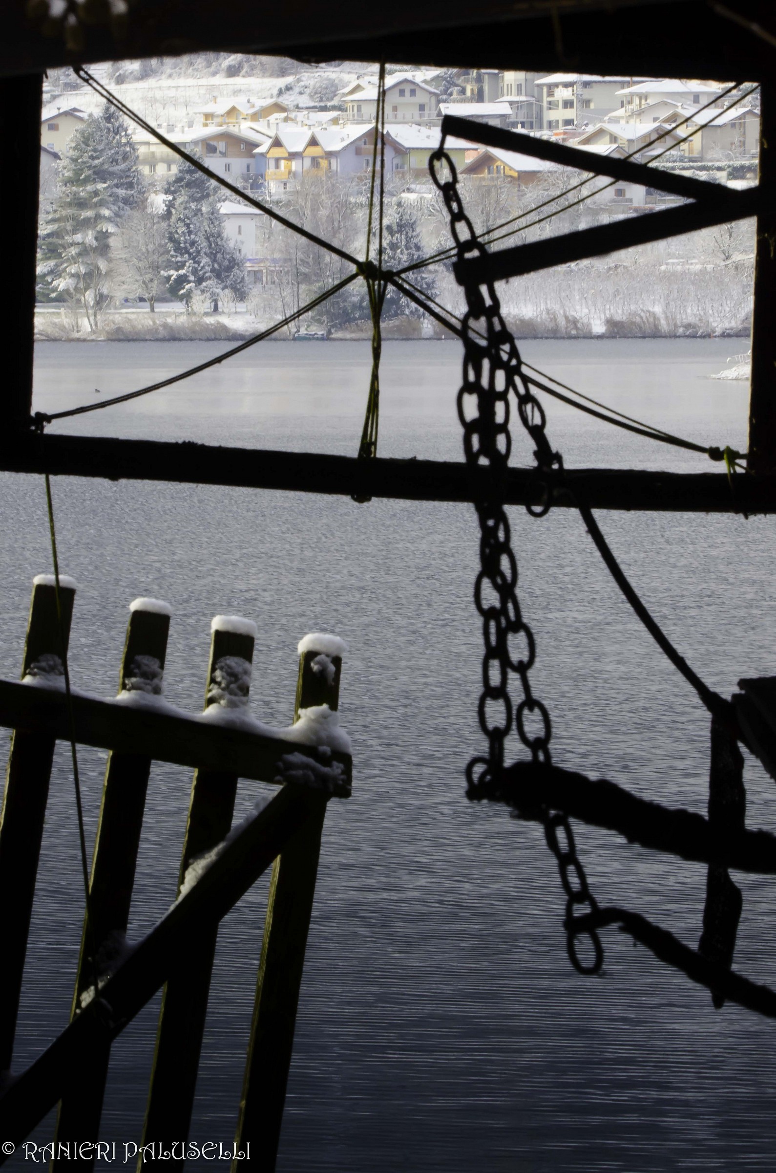 through hangar on the lake
