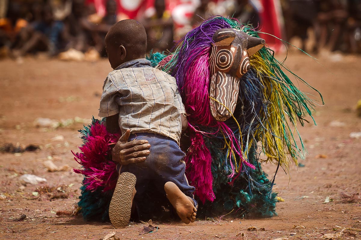 the child and the big bad wolf.