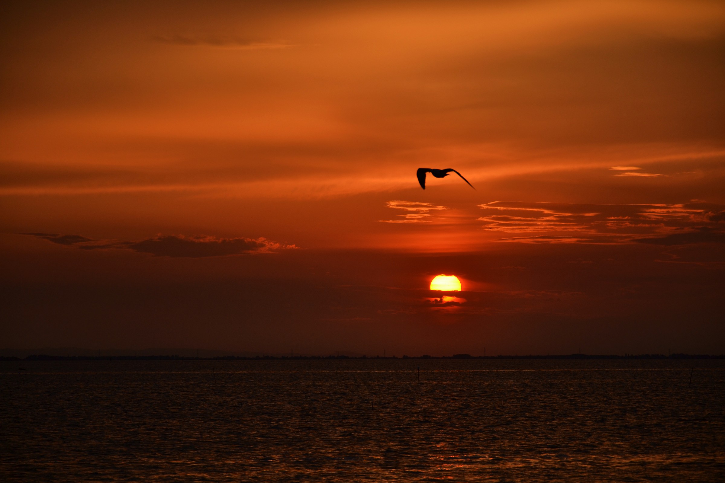 Tramonto a Pellestrina