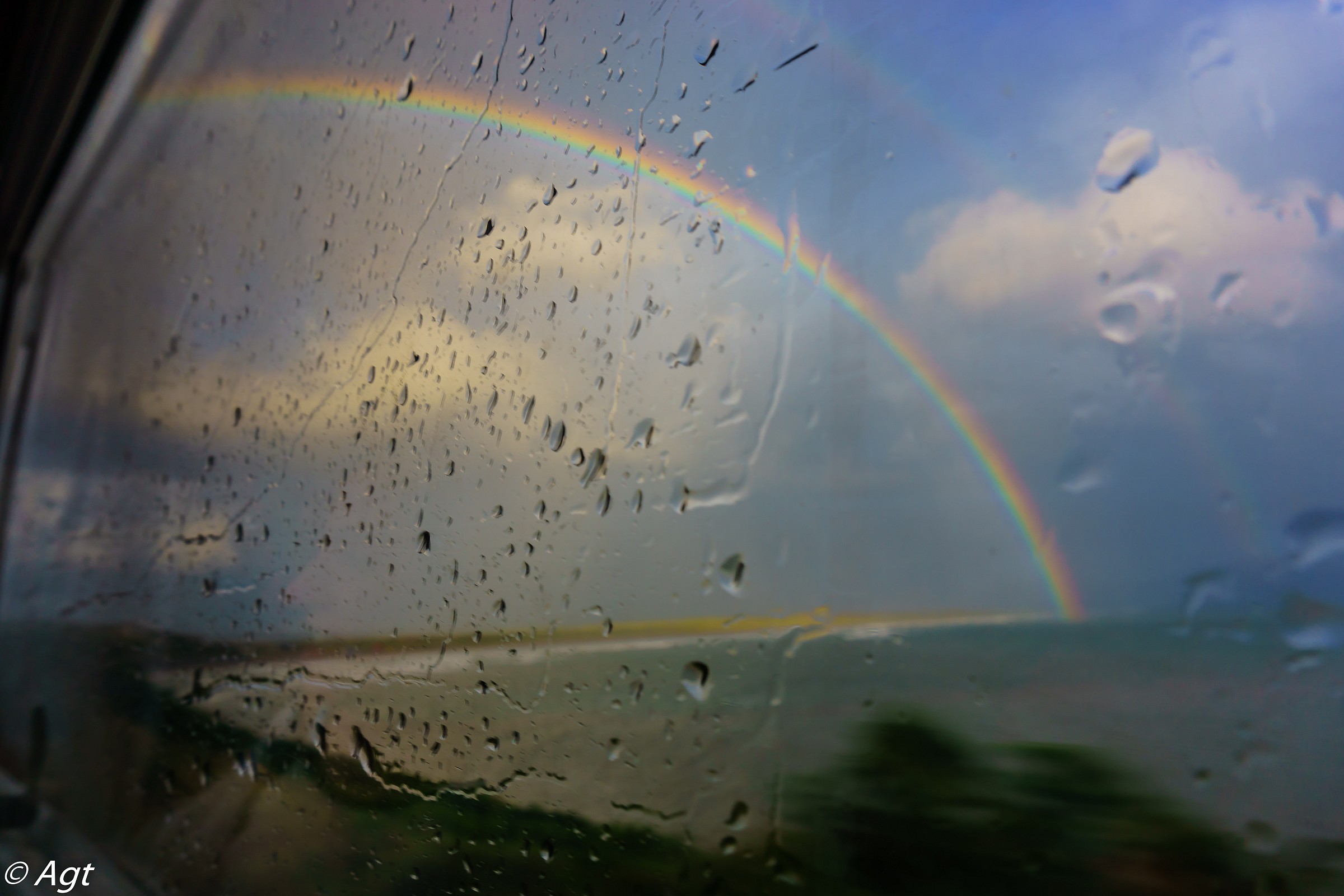 rainbow on the dashboard