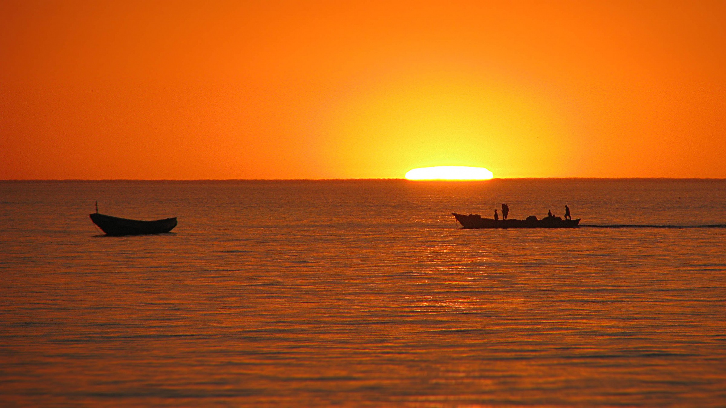 African sunset, Senegal