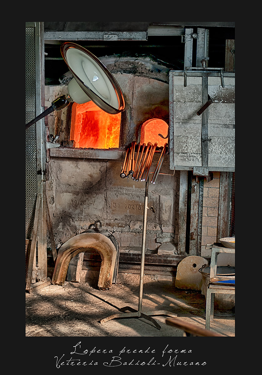 The work takes shape