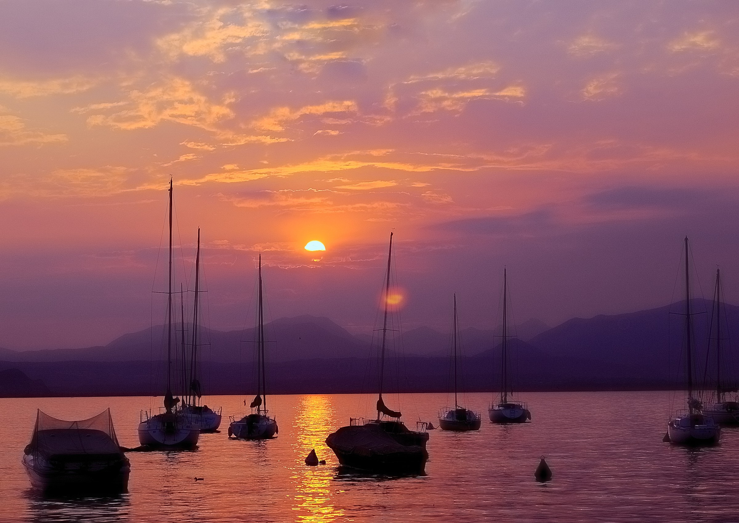 sunset on Lake Garda (Bardolino)