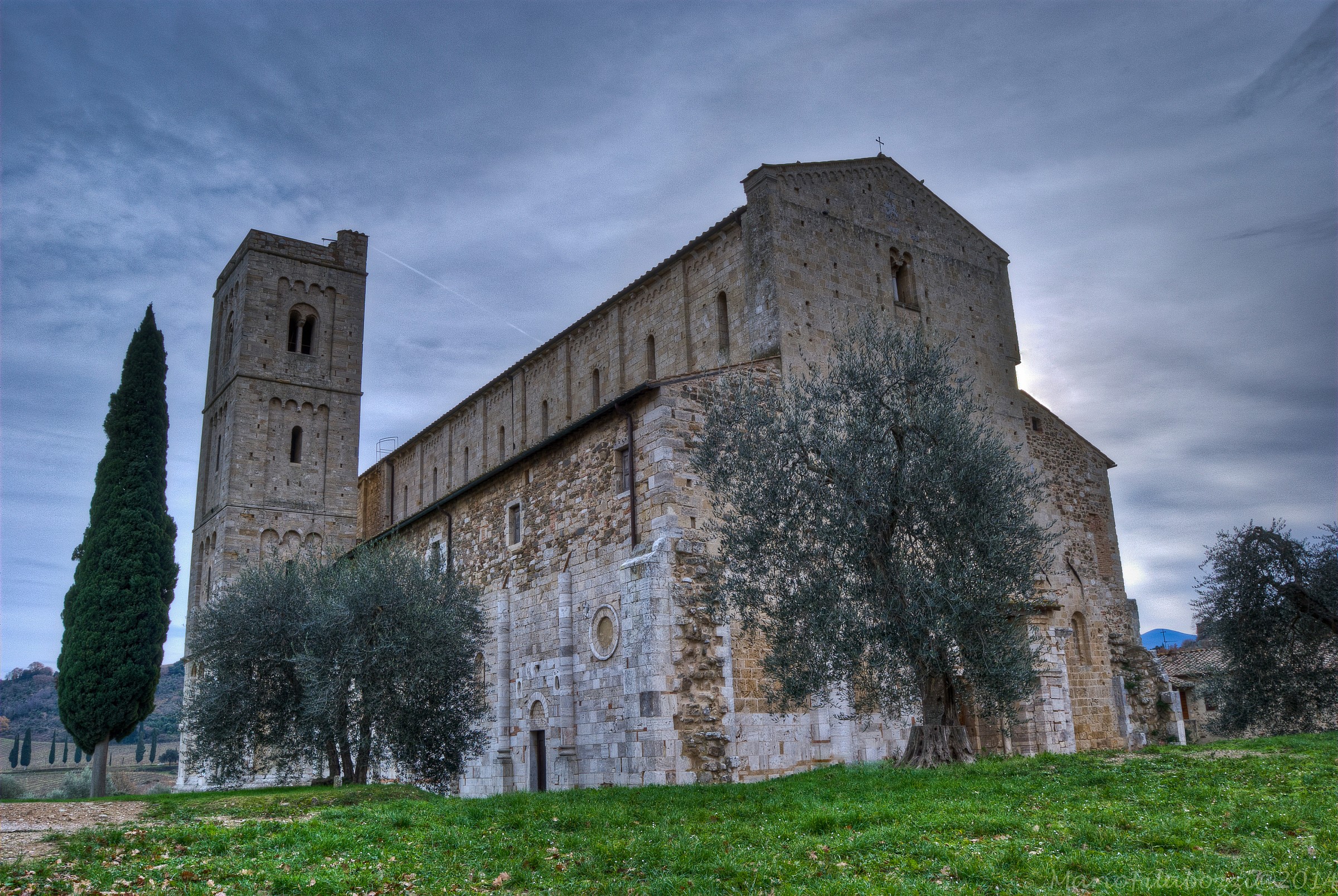 Abbazia di S.Antimo -fronte