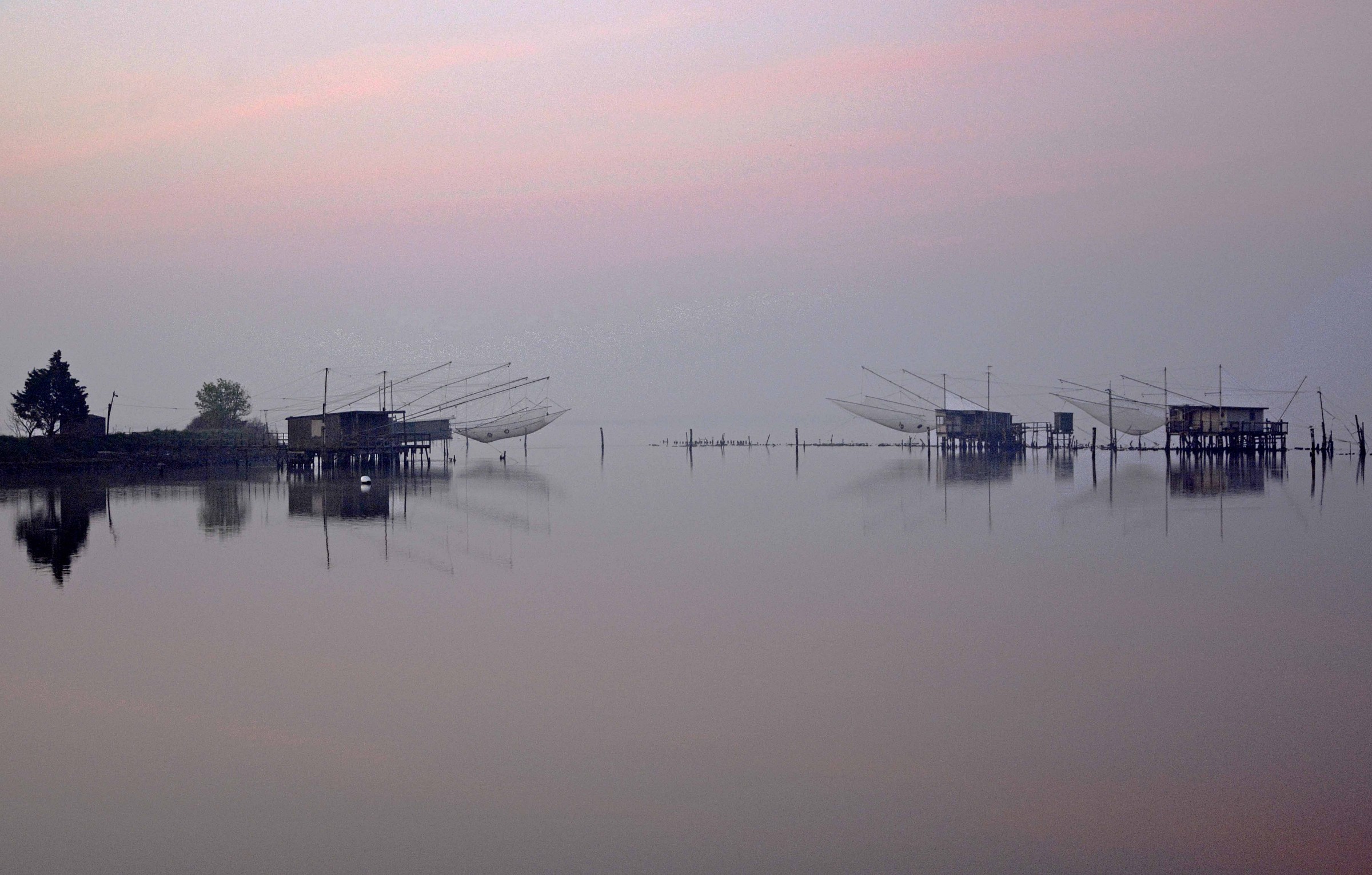 The Colors of Dawn in Comacchio