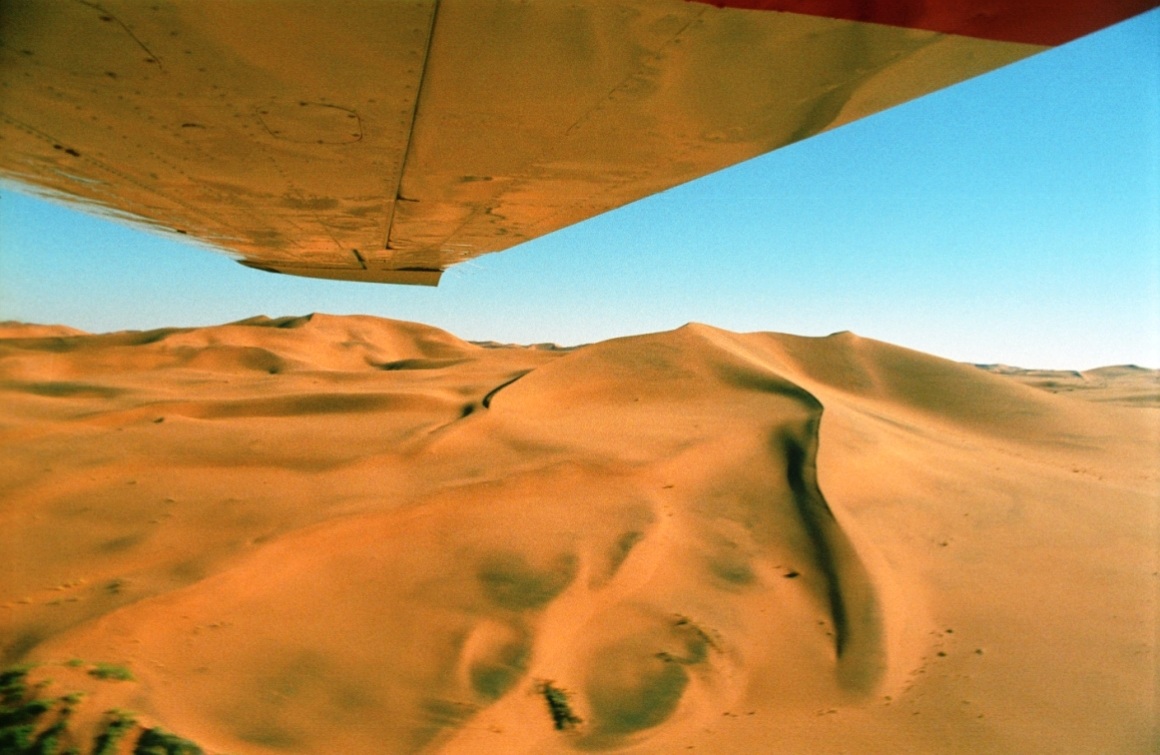 il sorvolo del Namib desert