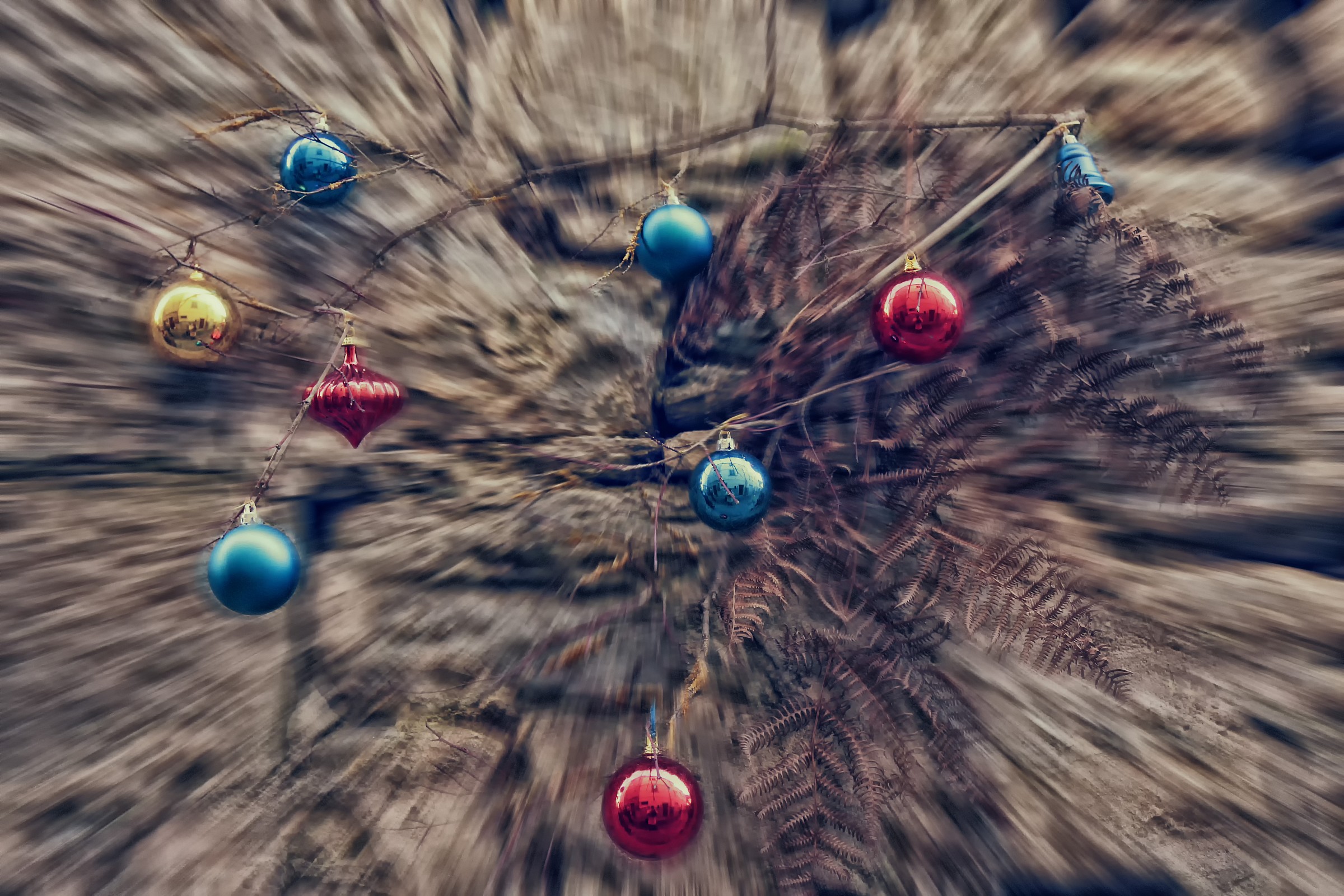 addobbi natalizi a Portico di Romagna