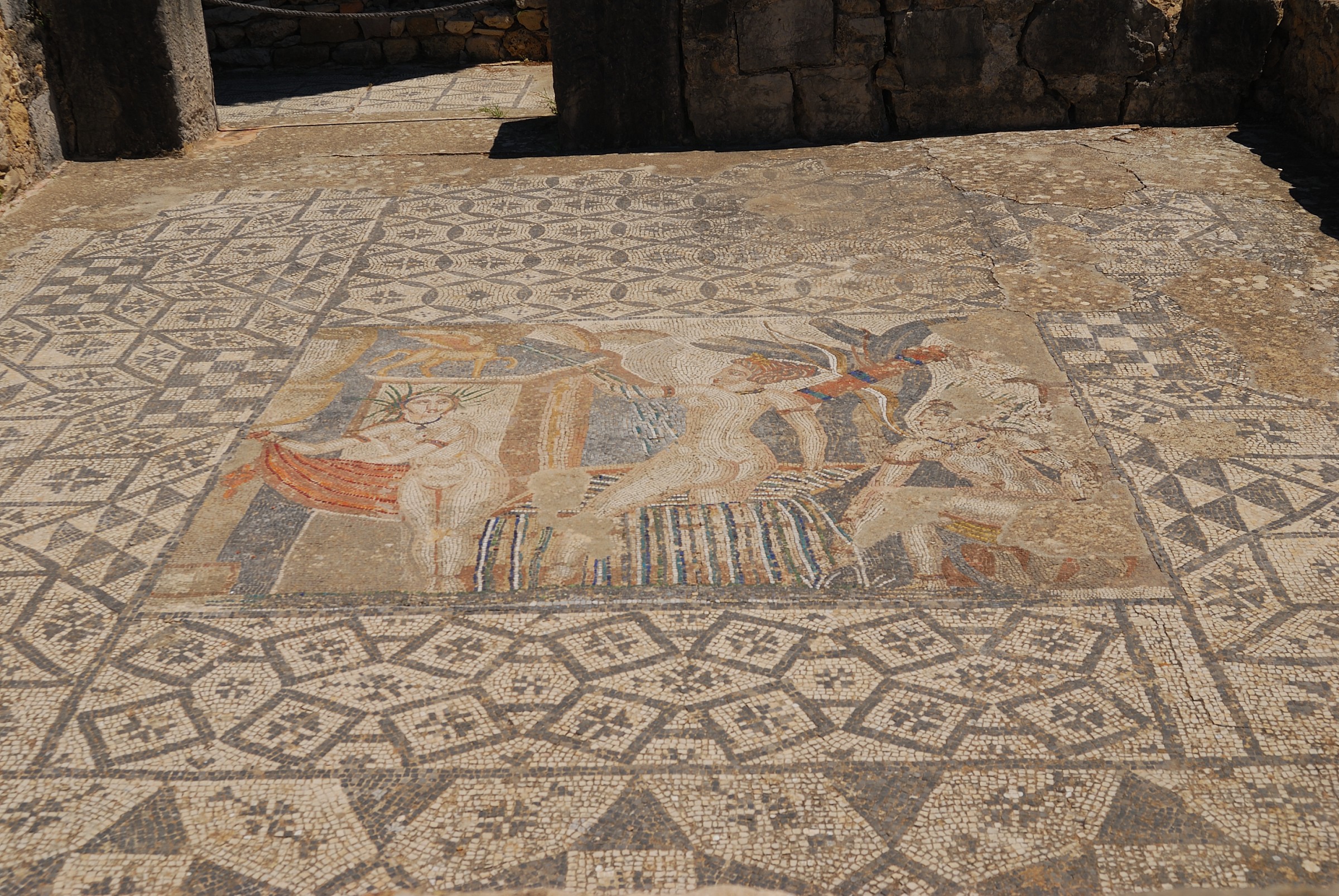 Volubilis, Roman mosaic well preserved