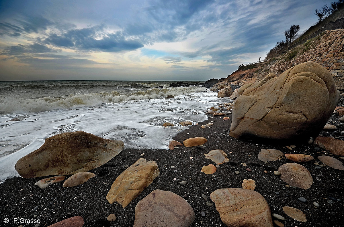 Costa tirrenica nei pressi di Cefalù (Pa)