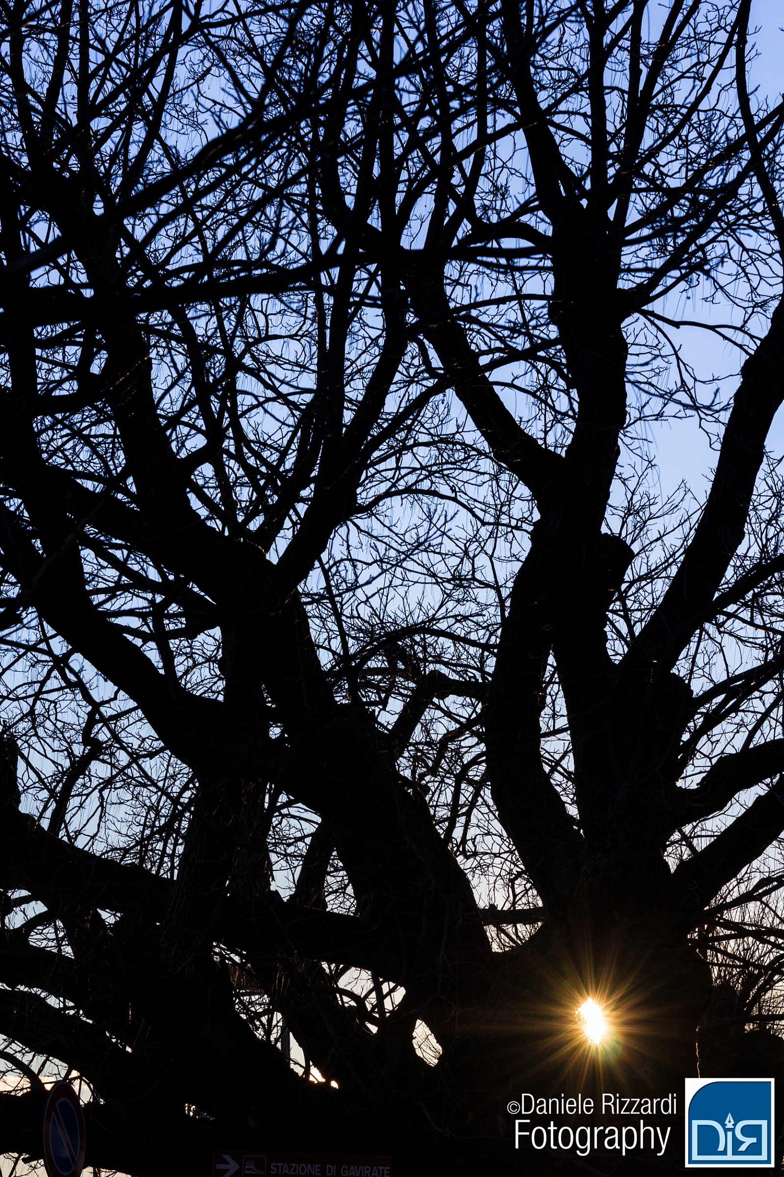 Tramonto sul lago di Varese