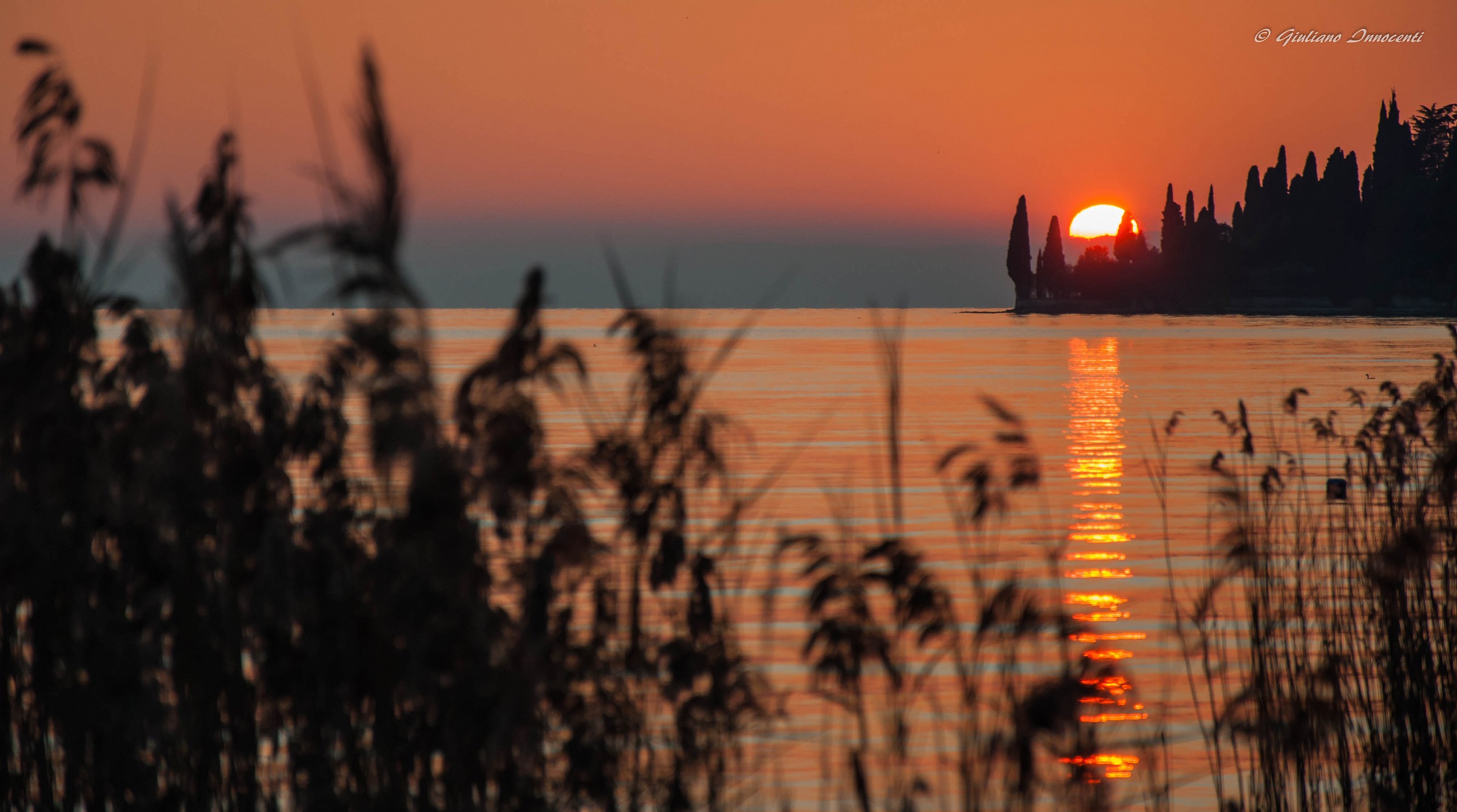 Sunset at the first of the year 2015