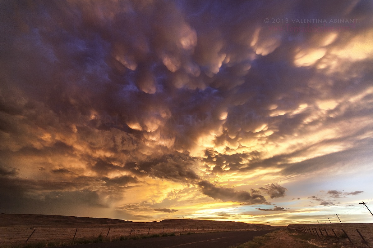 Sunset in the skies of Oklahoma.